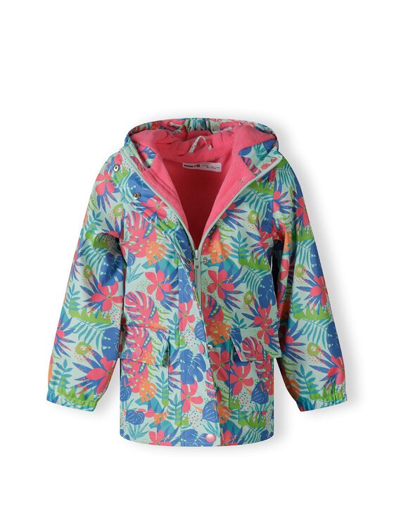 minoti minoti Kurtka przeciwdeszczowa C5510 Zielony Regular Fit