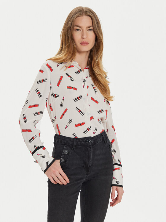 Motivi Motivi Ing 5163Q100684N Fehér Regular Fit