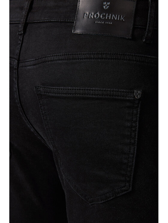 Próchnik Próchnik Jeansy PM10 SP113225000005 Czarny Regular Fit