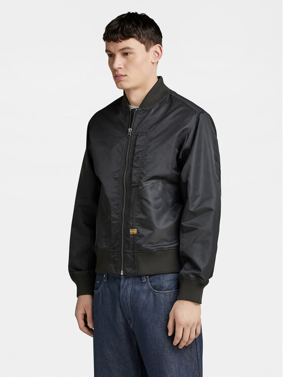 G-STAR G-Star Raw Kurtka bomber Deck D24754-C143 Czarny Regular Fit