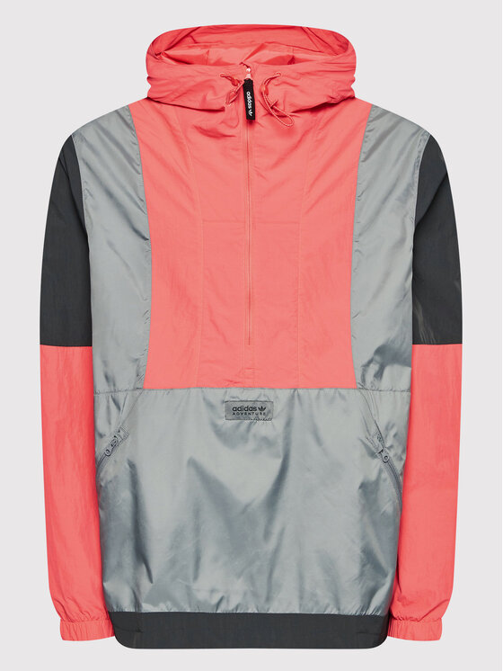 adidas adidas Geacă fără fermoar Adventure Blocked HF4778 Gri Relaxed Fit