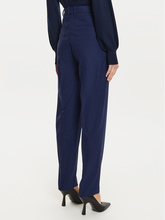 BOSS Boss Pantaloni di tessuto Tabitha 50524037 Blu Regular Fit