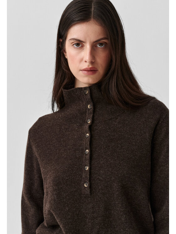 TATUUM TATUUM Sweter FULI Brązowy Classic Fit