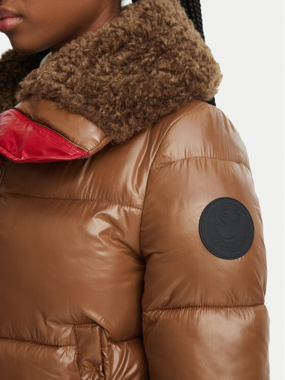 Save The Duck Save The Duck Zimska jakna D30974W LOVE23 Tamno smeđa Regular Fit