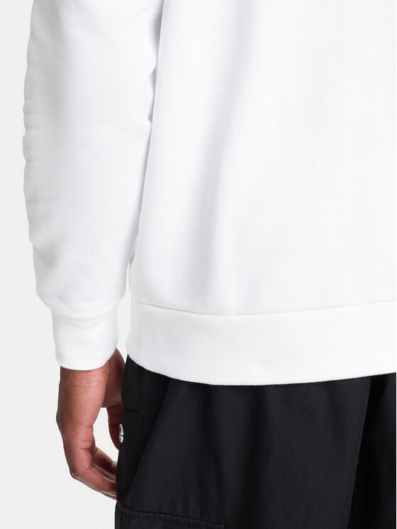Kappa Kappa Pulóver Authentic Nymphe 321Y1MW Fehér Comfort Fit