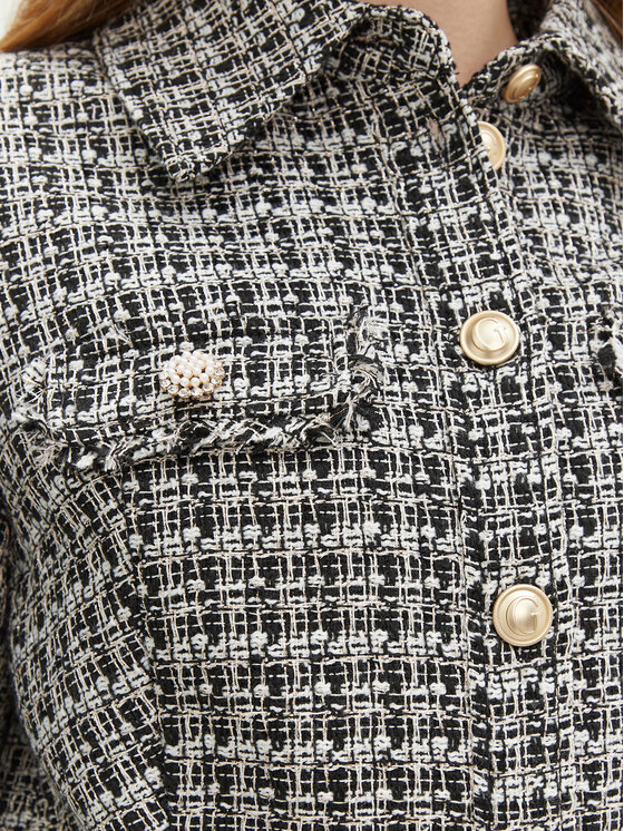 Guess Guess Švarkas W5RN47 WGW82 Juoda Regular Fit