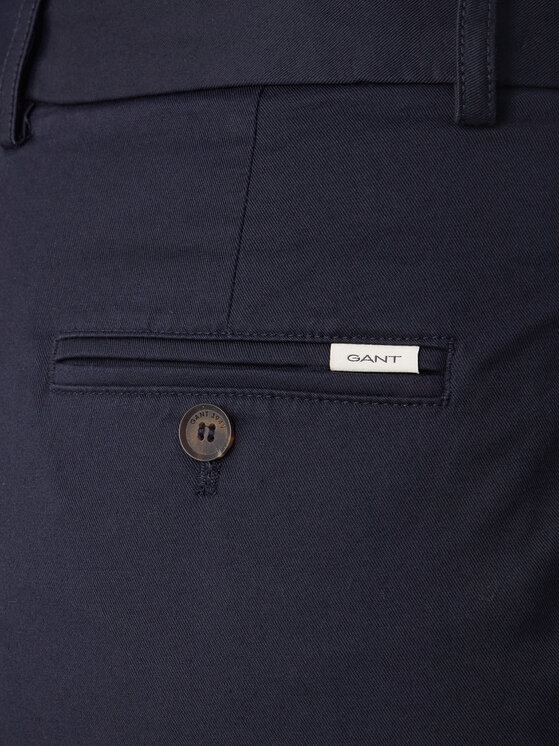 Gant Gant Pantaloni chino 4150380 Bleumarin Slim Fit