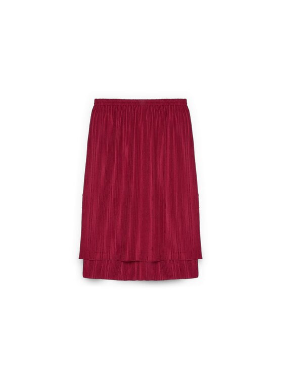 Fiorella Rubino Fiorella Rubino Spódnica midi 1007L000527N026 Bordowy Regular Fit