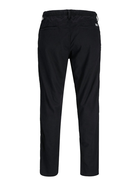 Jack & Jones Jack & Jones Bavlnené nohavice Kane 12274977 Čierna Relaxed Fit