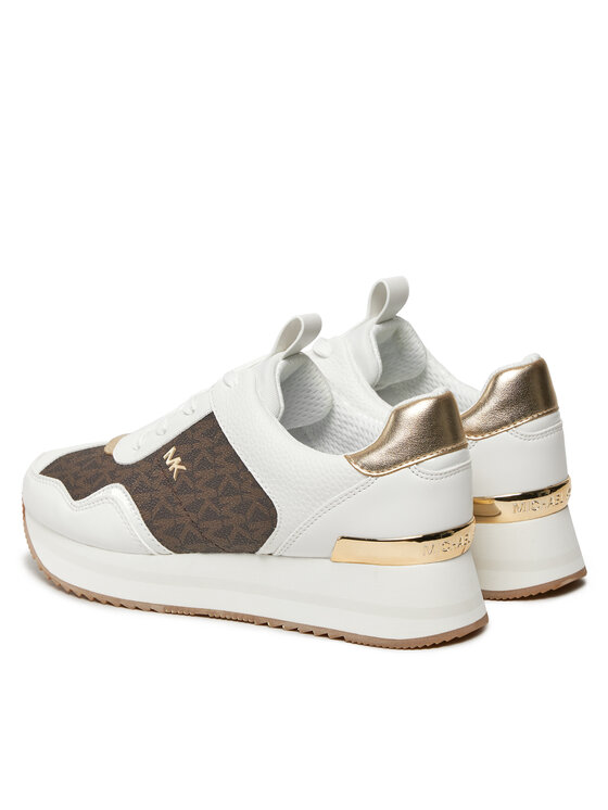 MICHAEL Michael Kors MICHAEL Michael Kors Sneakersy Raina Trainer 43R4RNFSAB Hnědá
