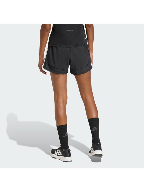 adidas adidas Pantaloncini sportivi Pacer Workout Woven 2in1 KD9742 Nero Regular Fit