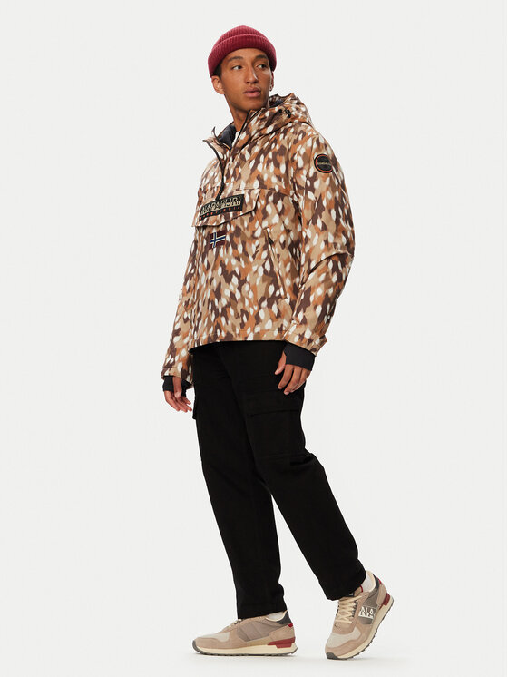 Napapijri Napapijri Anorak Rf Next Aop 1 NP0A8AHX Braun Regular Fit