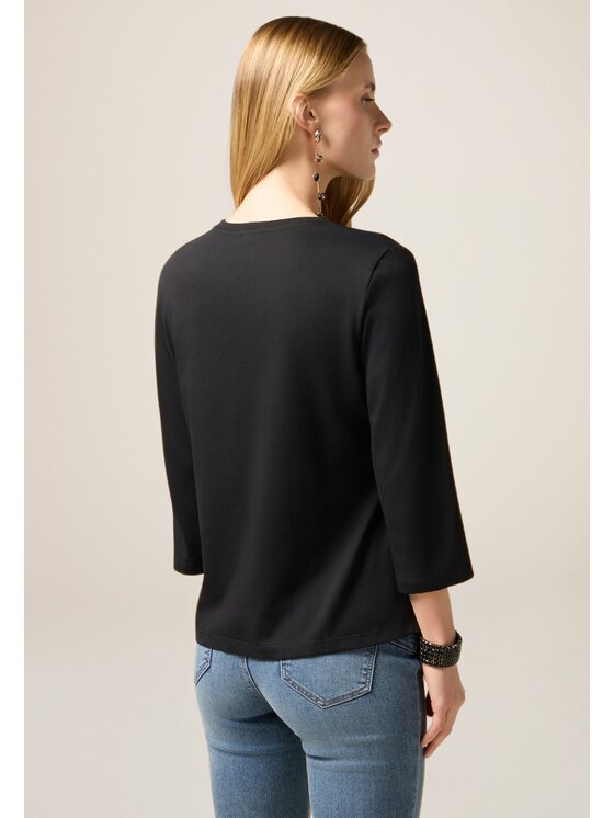 Oltre Oltre T-shirt G038J004502N033 Nero Regular Fit