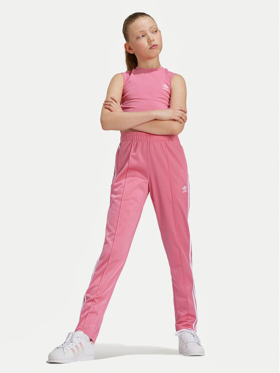 adidas adidas Spodnie dresowe Trefoil IY4032 Różowy Regular Fit