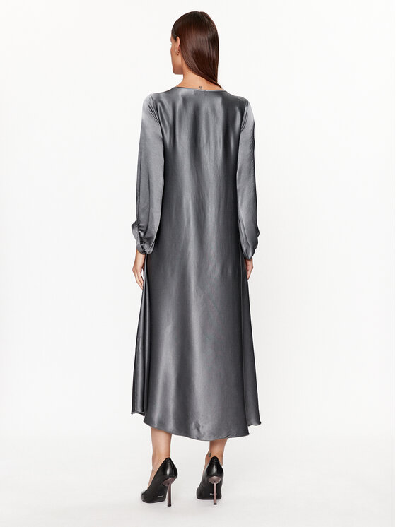 Dixie Dixie Sukienka codzienna A782Z037 Srebrny Relaxed Fit