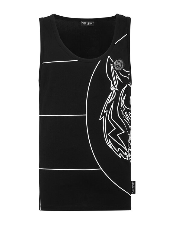 Plein Sport Plein Sport Tank top 1783 Czarny Regular Fit