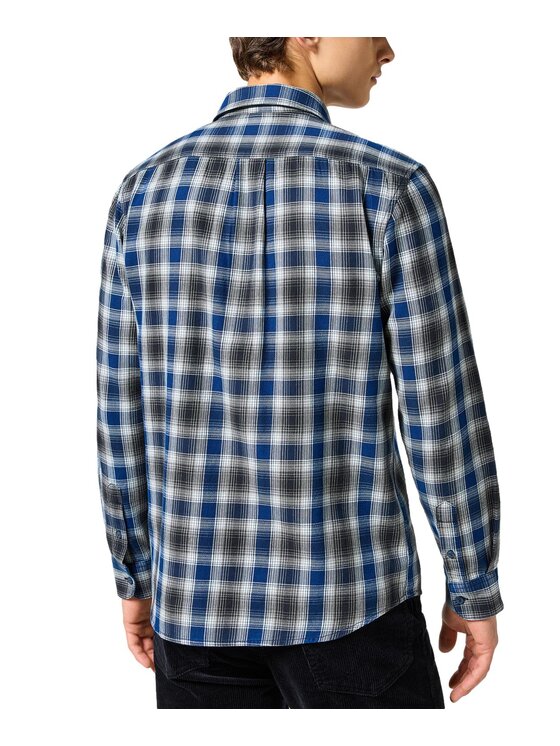 Wrangler Wrangler Koszula 112357226 Niebieski Regular Fit