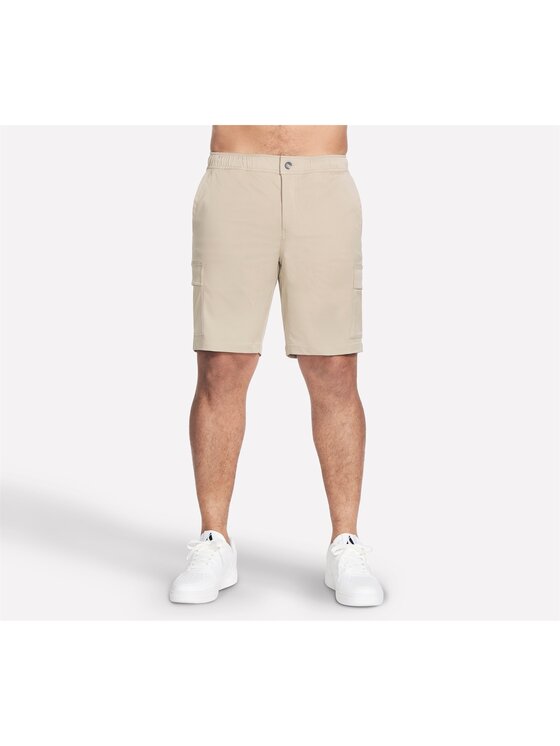 Skechers Skechers Szorty materiałowe SH96-NTS Beżowy Regular Fit