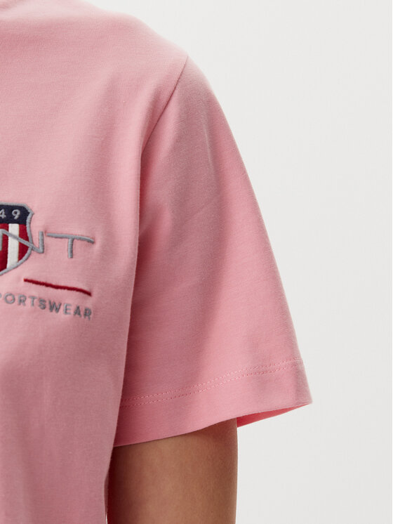 Gant Gant T-Shirt Archive 4200277 Ροζ Regular Fit