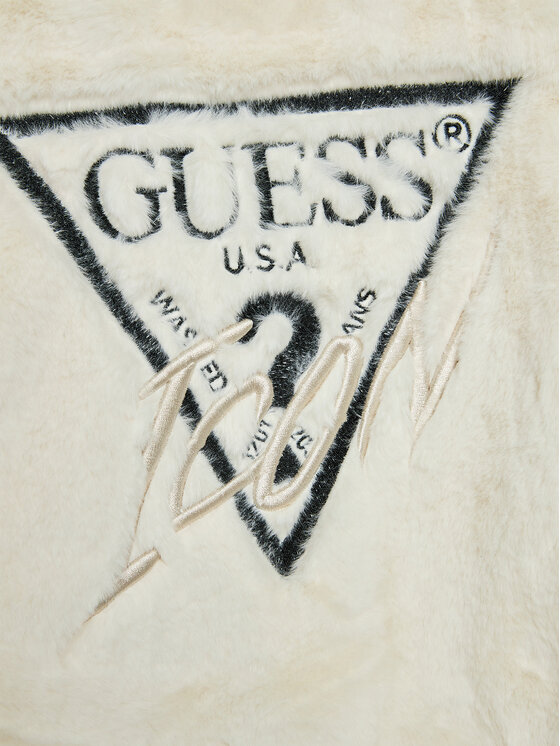 Guess Guess Яке бомбър J3BL13 WCFX0 Екрю Regular Fit
