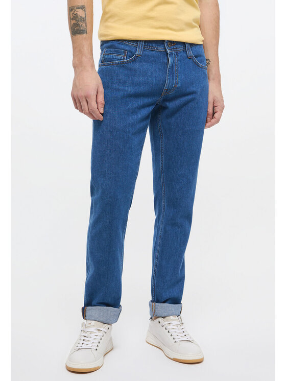Jeansy, rozmiar W34/L30, Niebieskie, OREGON TAPERED