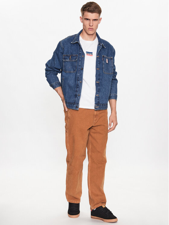 Levi's® Levi's® Longsleeve Graphic Mini 36015-0158 Biały Regular Fit