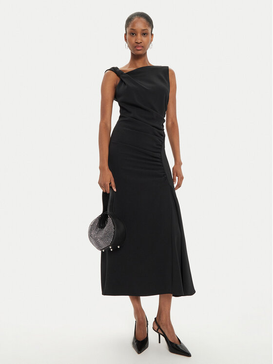 Imperial Imperial Rochie cocktail AFATIKP Negru Slim Fit