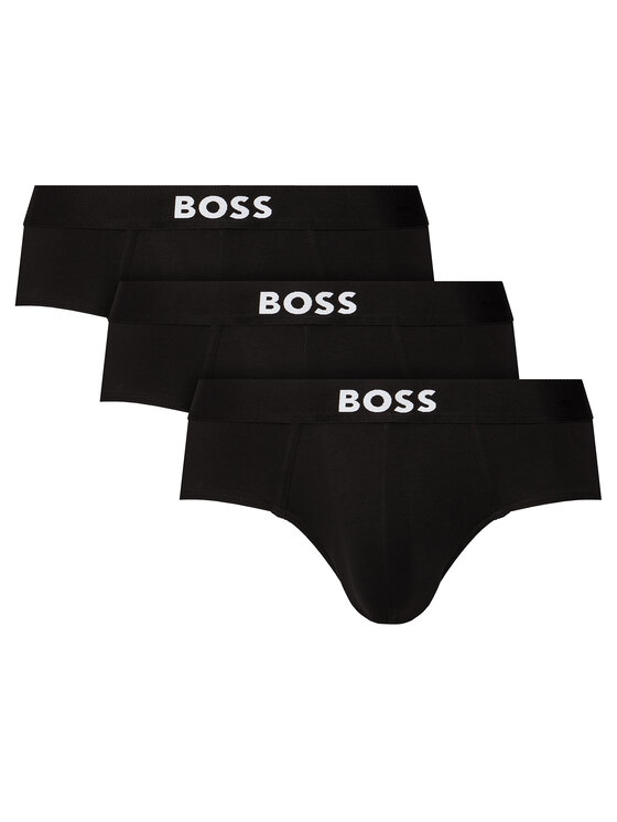 BOSS BOSS Souprava slipů Hipbr 3P Boss One 50546561 Černá