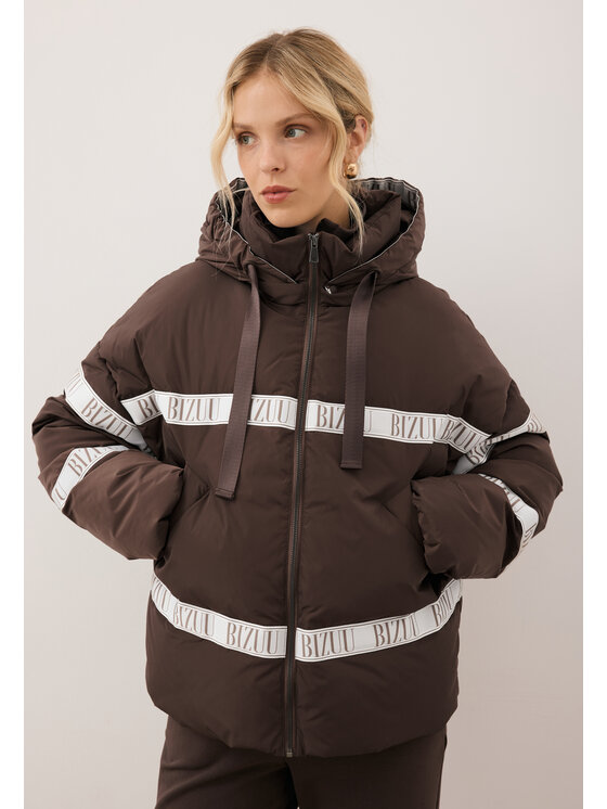 BIZUU BIZUU Kurtka zimowa TOKYO Brązowy Standard Fit