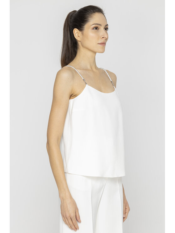 Deni Cler Milano Deni Cler Milano Top W-DC-0006-E2-F6-10-1 Biały