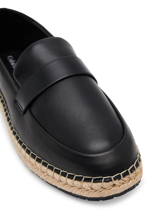 Calvin Klein Calvin Klein Espadryle Espadrille W/Ck Hw - Lth HW0HW02390 Czarny