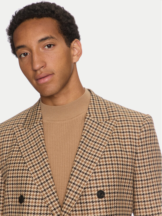 HUGO Hugo Сако Arti243F1X 50520356 Кафяв Extra Slim Fit