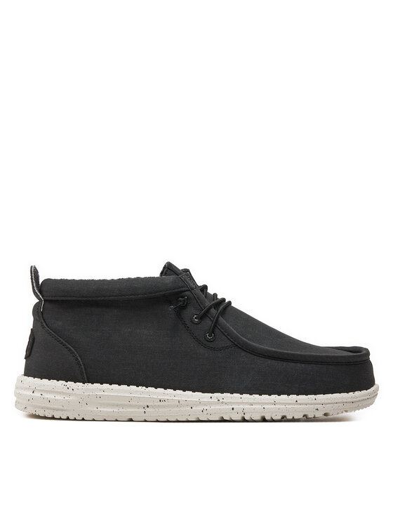 Hey Dude Mocasini Wally Mid Canvas 40701-066 Negru