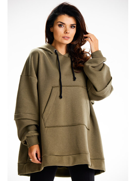 Infinite You Infinite You Bluza M332 Khaki Basic Fit
