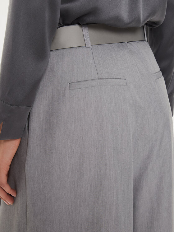 Imperial Imperial Hlače iz tkanine P3U0HMC Siva Relaxed Fit