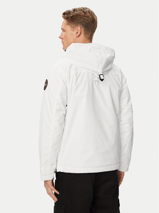 Napapijri Napapijri Kurtka anorak Rainforest Winter 3 NP0A4GMC Biały Regular Fit