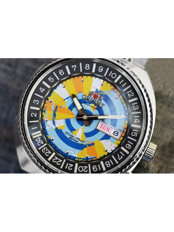 Orient Orient Zegarek RA-AA0E08Y39B Srebrny