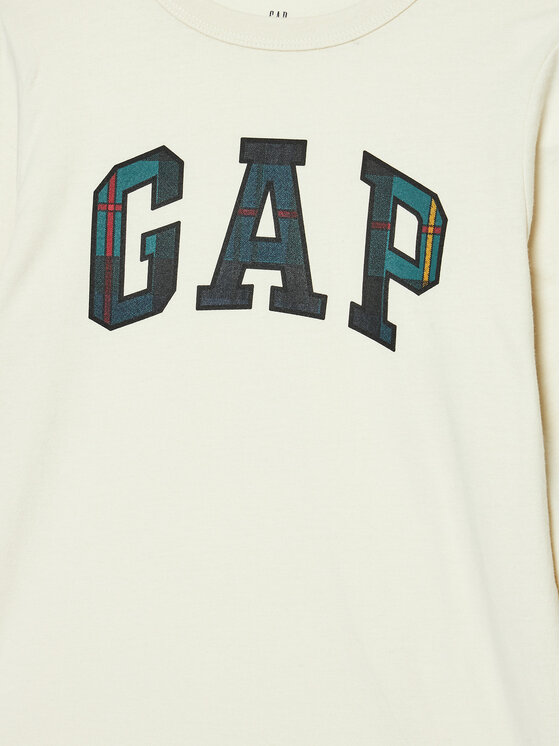 Gap Gap Bluzka 597956-00 Beżowy Regular Fit