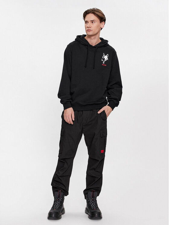 HUGO Hugo Суитшърт Dammico 50509184 Черен Relaxed Fit