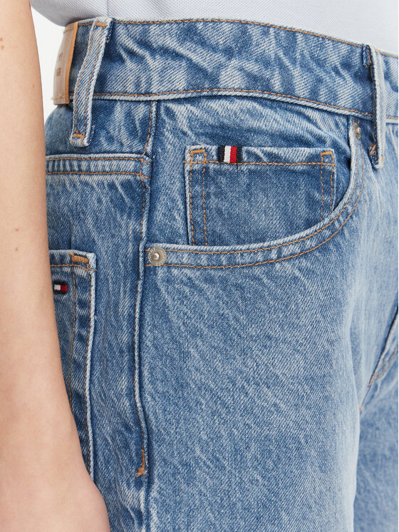 Tommy Hilfiger Tommy Hilfiger Traperice WW0WW44365 Plava Tapered Fit