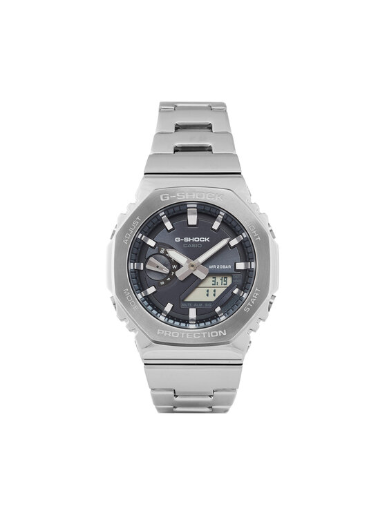 G-Shock G-Shock Ročna ura GM-2110D-8AER Srebrna