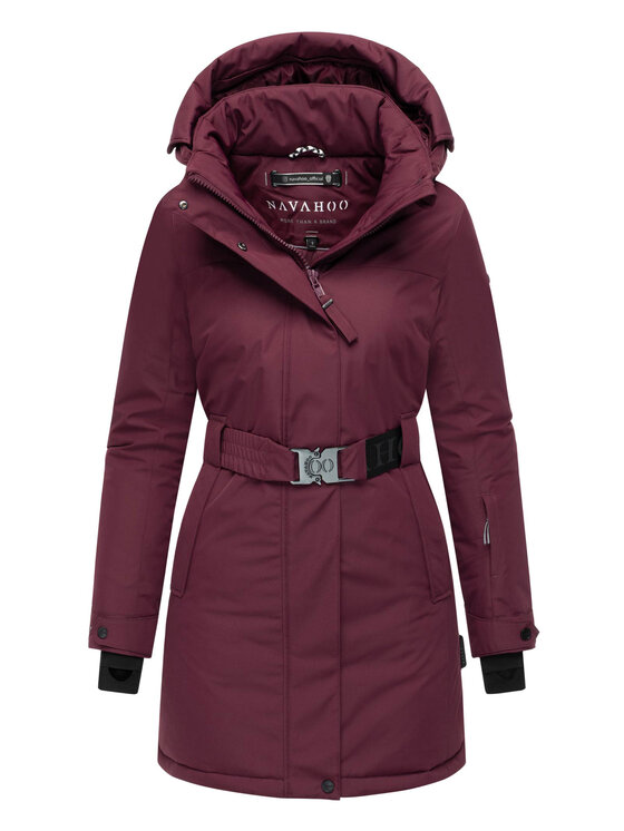 Navahoo Navahoo Kurtka zimowa Frostkuss Bordowy Regular Fit