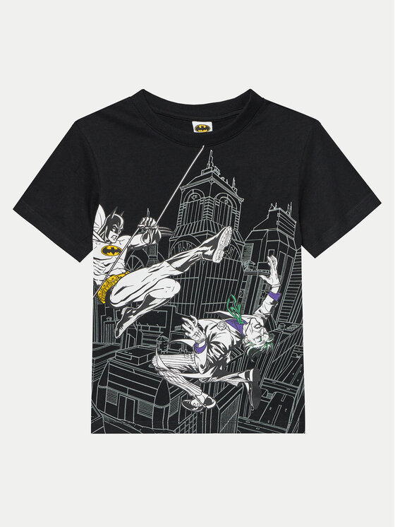 OVS OVS T-krekla un sporta šortu komplekts 2017139 Melns Regular Fit