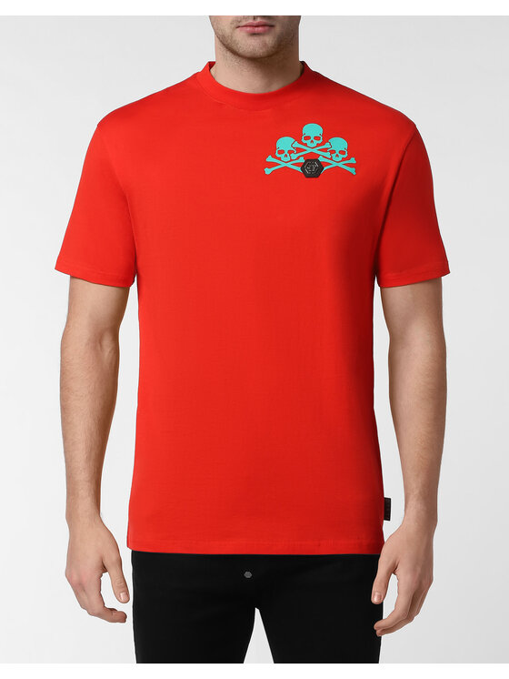 PHILIPP PLEIN PHILIPP PLEIN T-Shirt 209 Červená Regular Fit