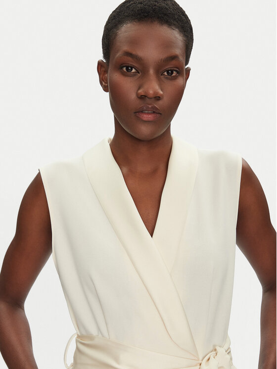 ViCOLO ViCOLO Jumpsuit TD0641 Écru Regular Fit