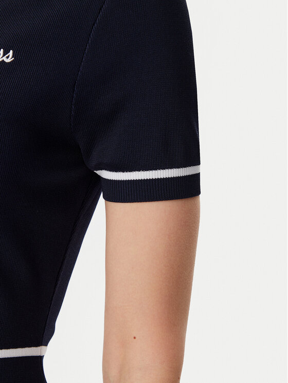 Guess Guess Úpletové šaty V5GK00 Z3D60 Tmavomodrá Regular Fit