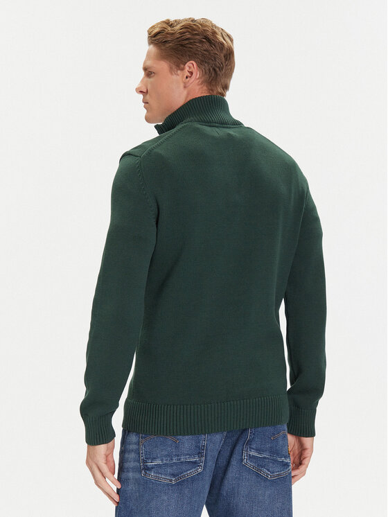 Gant Gant Sweter 8030170 Zielony Regular Fit