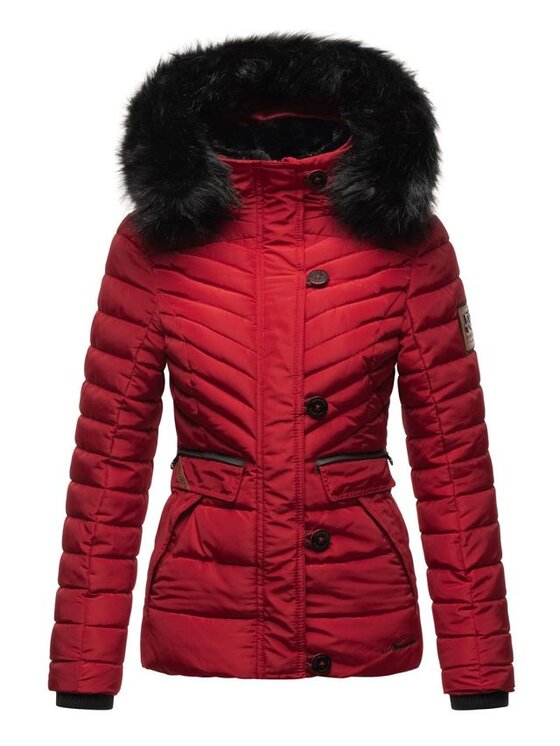Navahoo Navahoo Kurtka zimowa Wisteriaa Czerwony Casual Fit