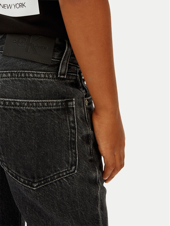 Calvin Klein Jeans Calvin Klein Jeans Jeans hlače IB0IB02602 Črna Straight Fit