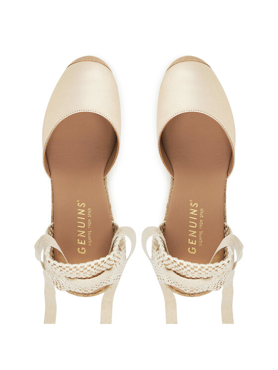 Genuins Genuins Espadrillid Darya G105916 Kuldne